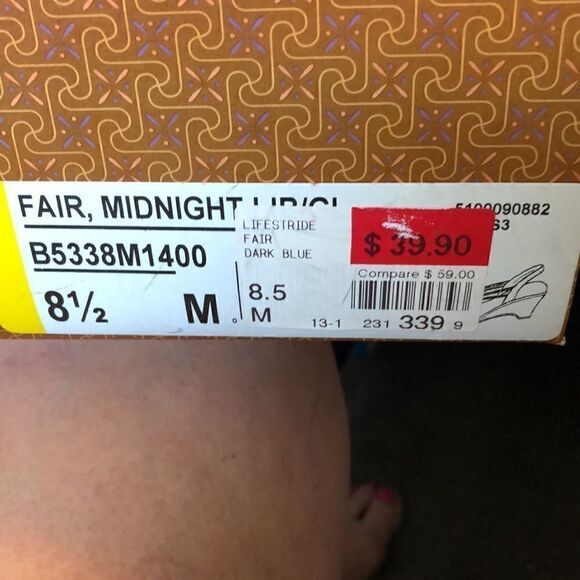 Life Stride Fair Midnight Blue Women’s Size 8.5 - Picture 7 of 9